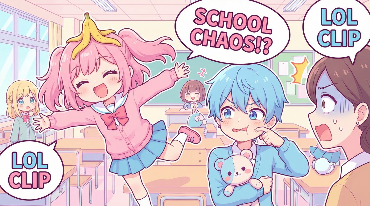 茄子视频动漫-校园欢笑喜剧动漫教程