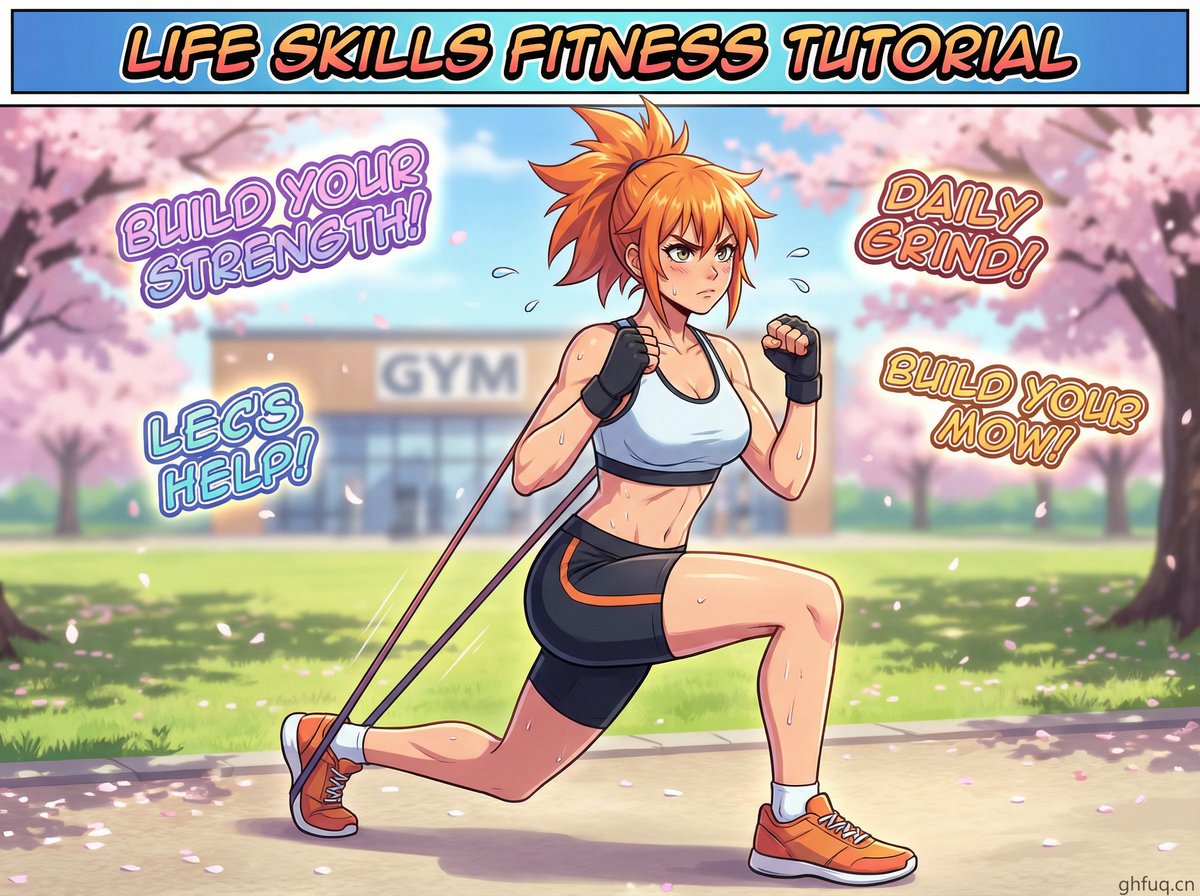 茄子视频生活技能-健身动漫教程